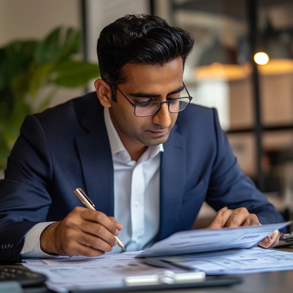 Corporate tax expert providing consultation