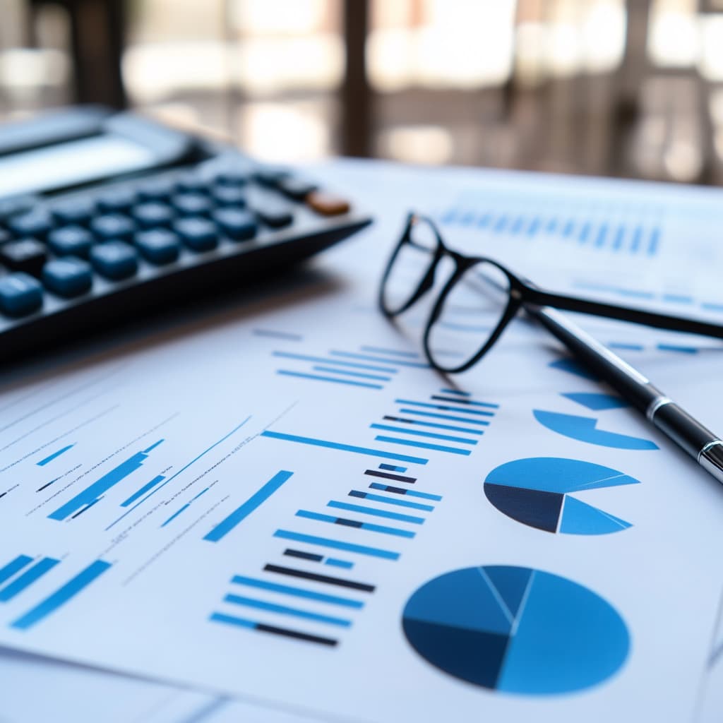 CPA working on financial statements