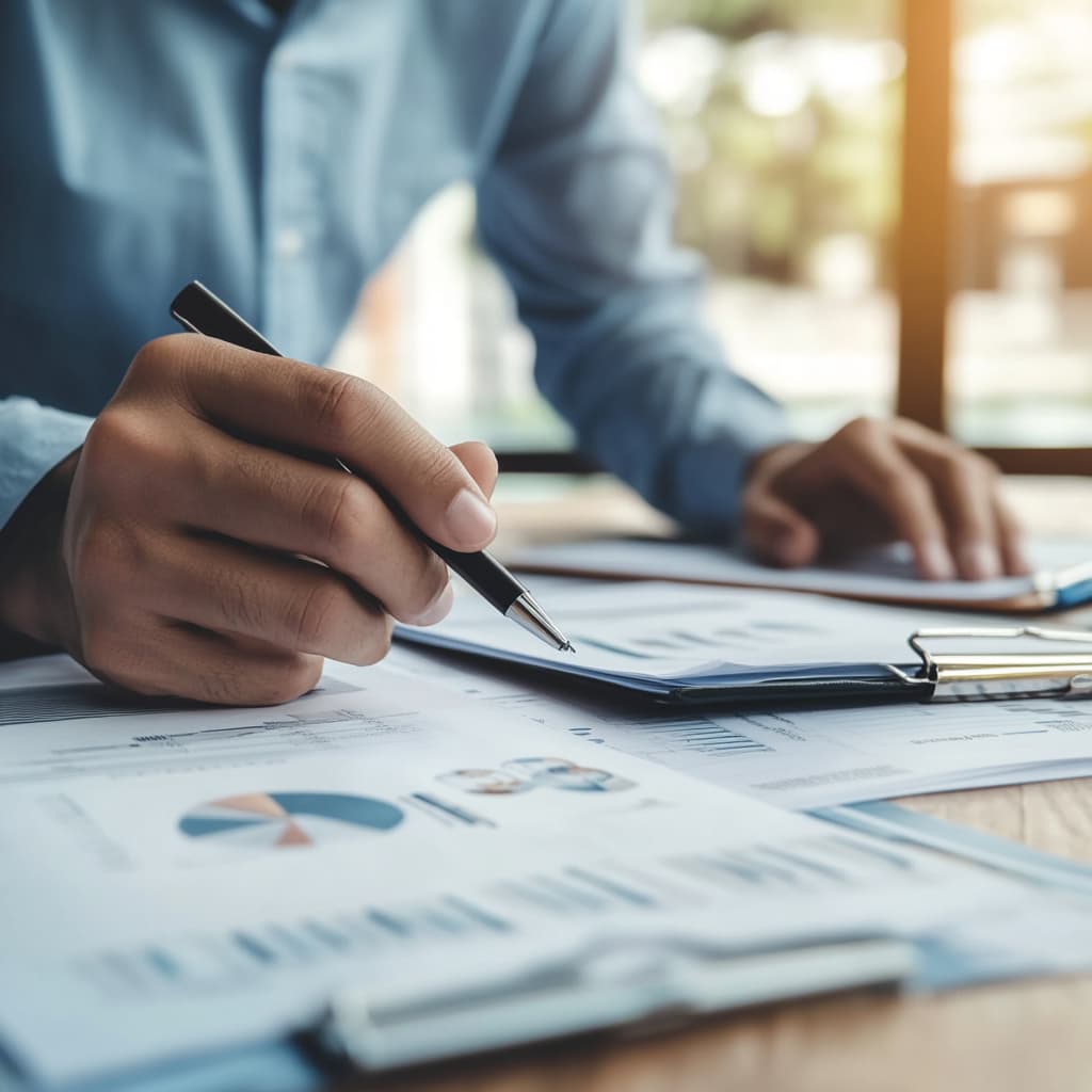 Tax consultant meeting with a client